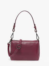 Cross Body Tas Caviar Leder Milano Rood caviar CA25065